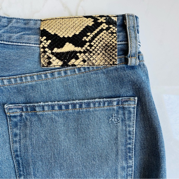 Rag & Bone Ruth Super High Waist Straight Leg Jeans Size 32 $295 Quiet Luxury - Picture 11 of 14